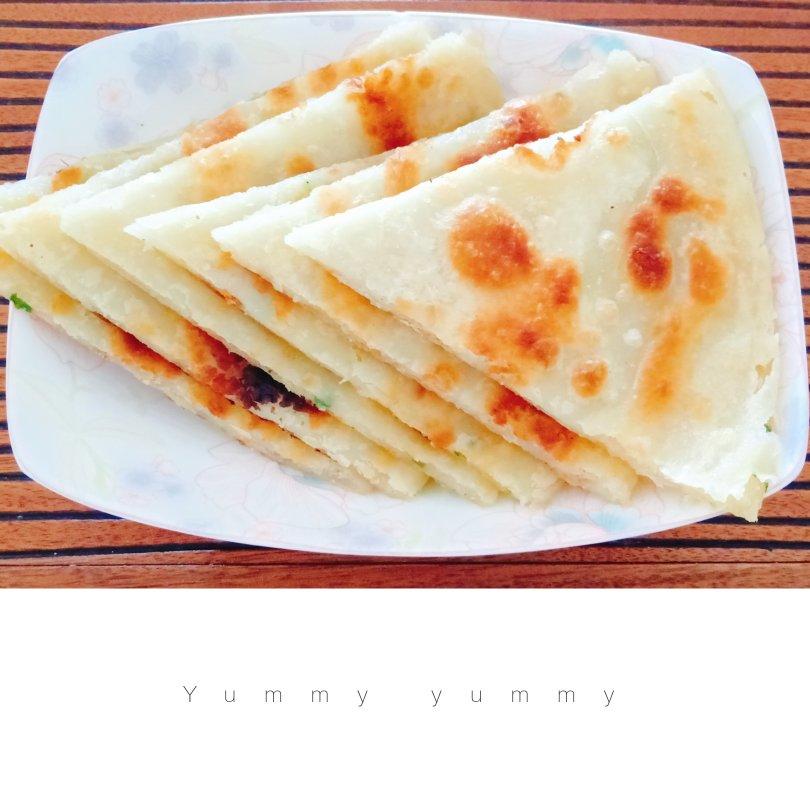 烫面葱油饼