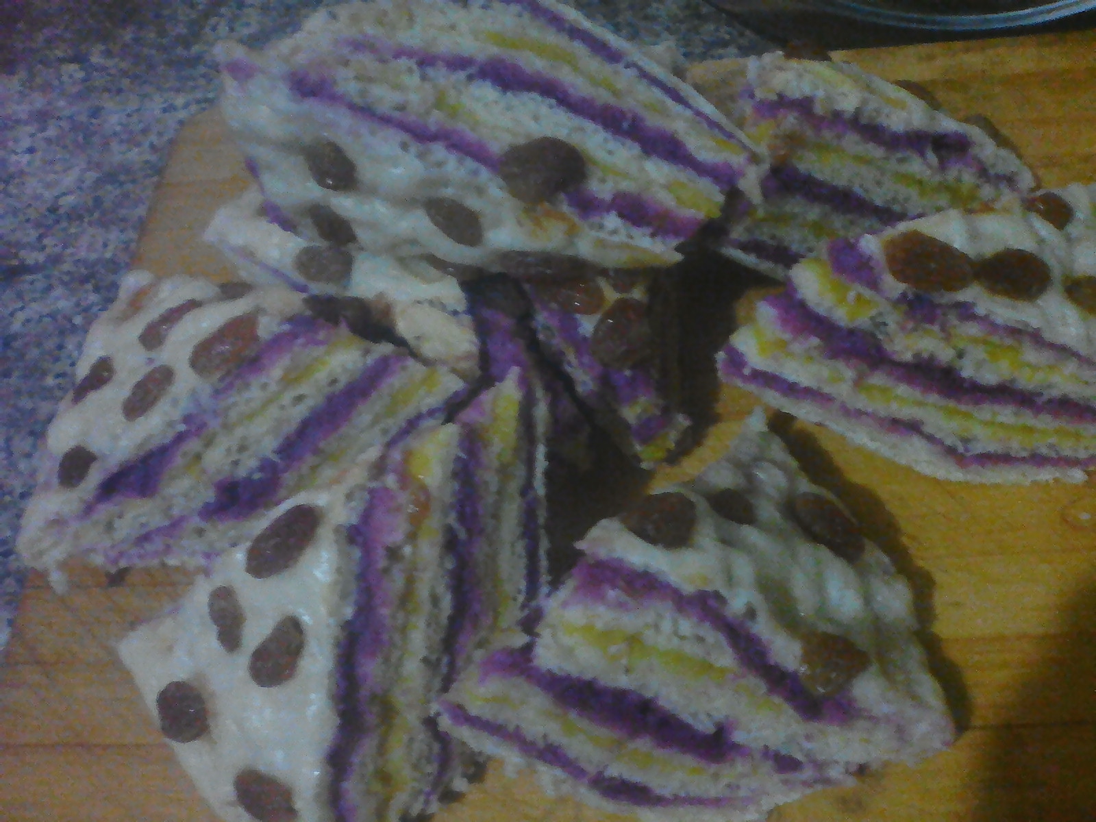 紫薯南瓜千层发糕——惊人的漂亮主食