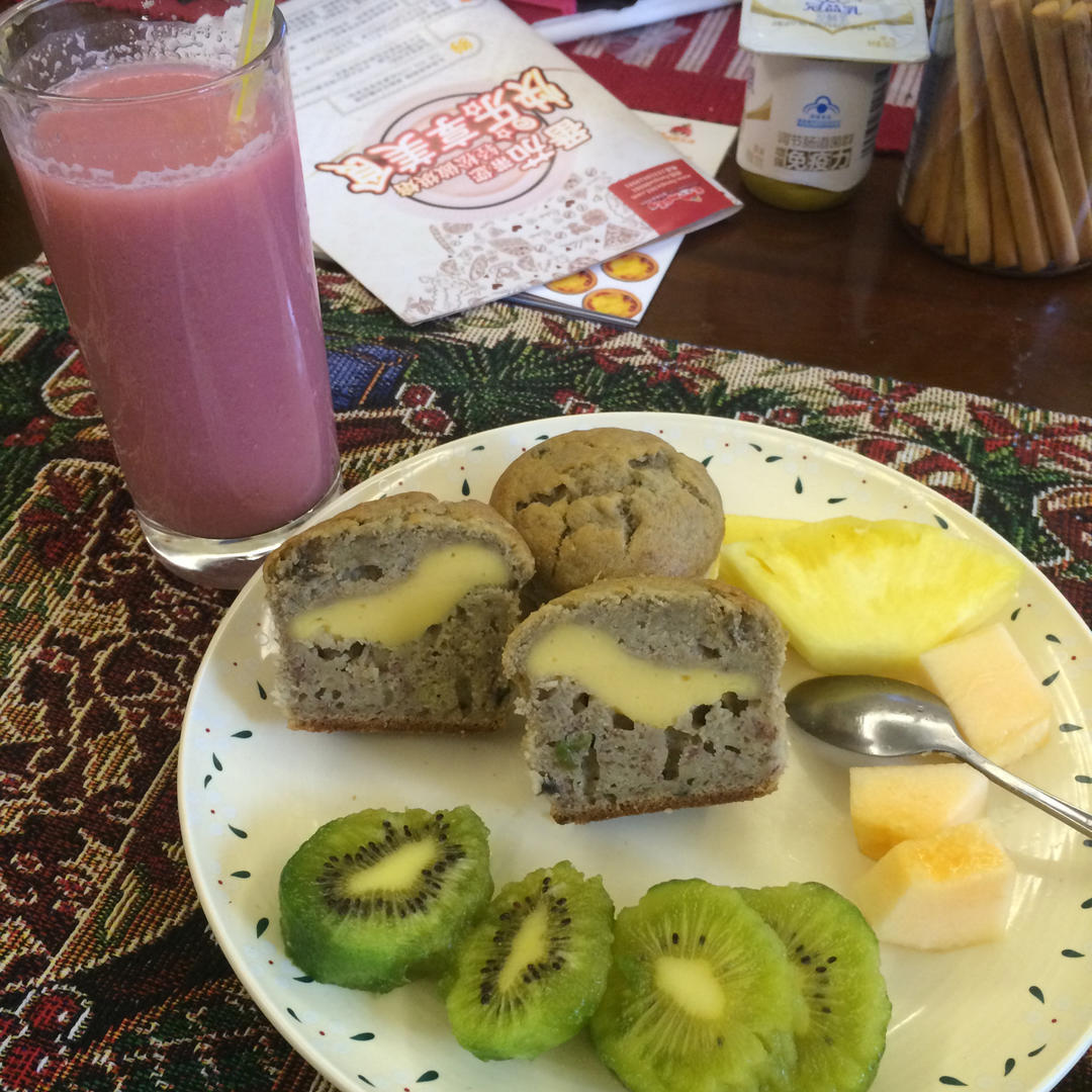 香蕉芝士玛芬蛋糕 Banana & Cream cheese Muffin