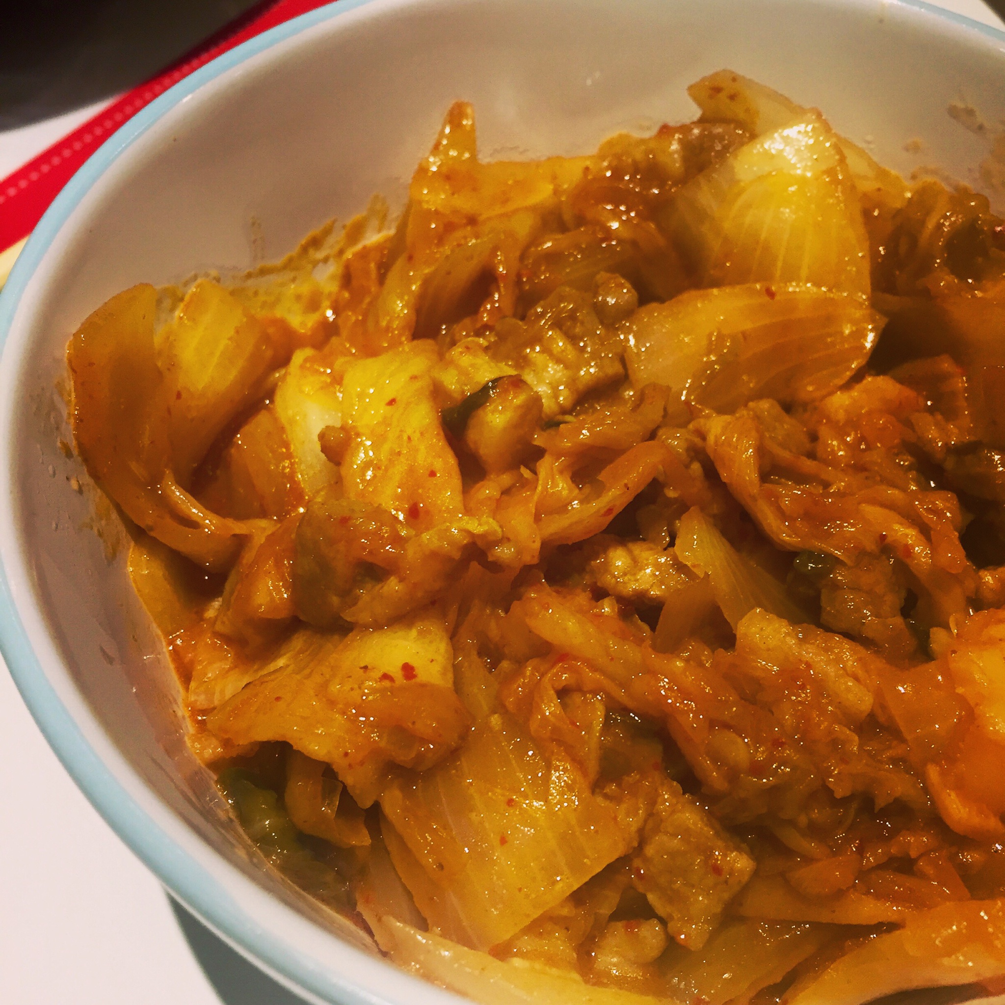辣白菜五花肉