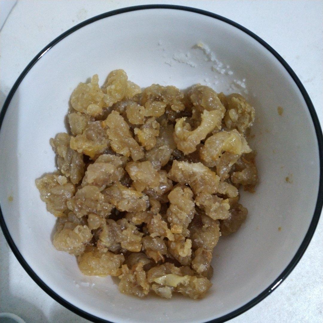 熬猪油渣渣/油吱了