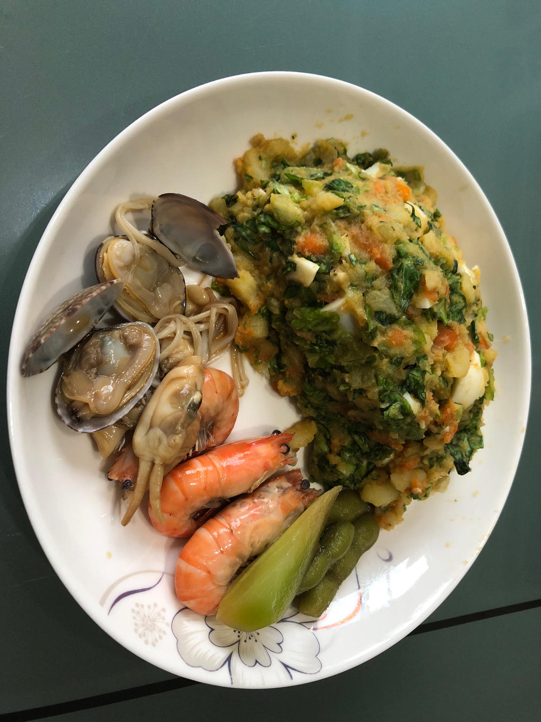 土豆 鸡蛋 生菜 沙拉
