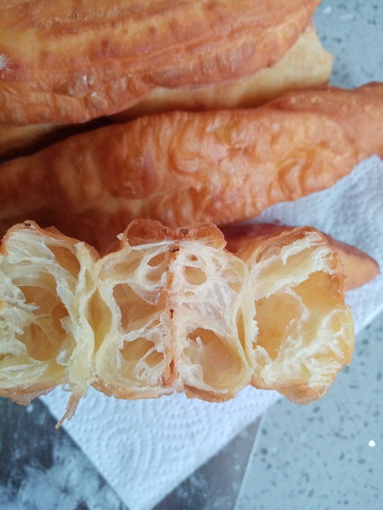 早餐店香酥大油条 酥香可口 各个空心 附细节视频详解