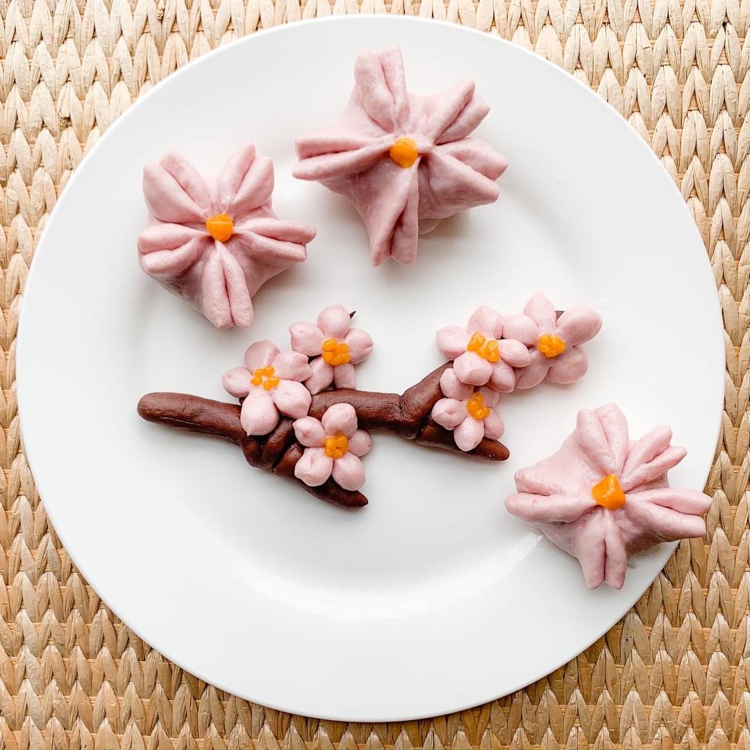 樱花馒头和豆沙包超详细步骤