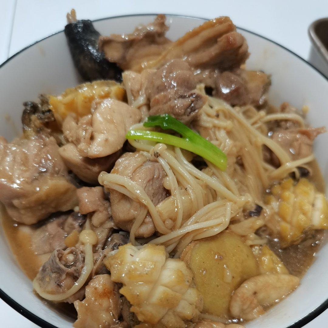鲍鱼焖鸡