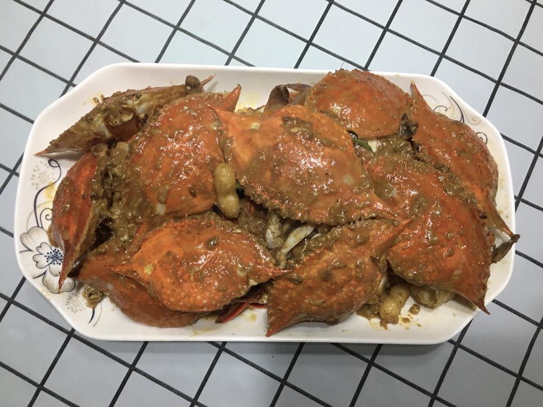 泰式咖喱炒蟹