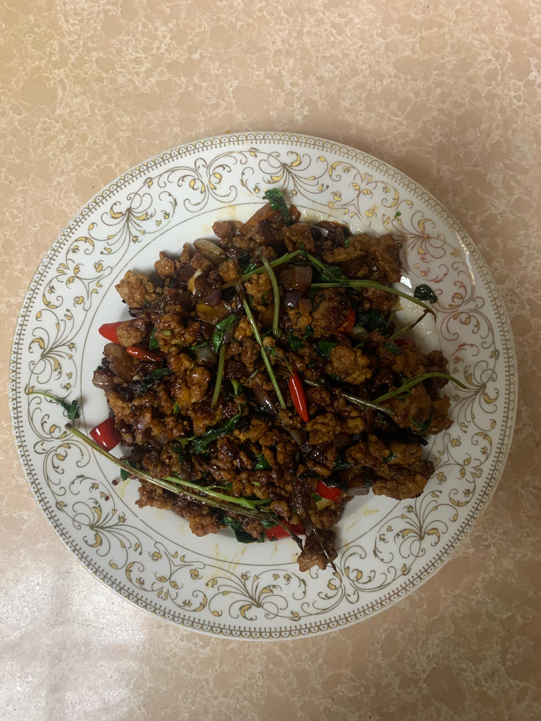 泰式打抛牛肉/猪肉碎饭