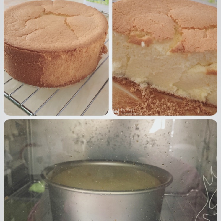 《Tinrry+》戚风蛋糕（6寸配方）（基础、超详细教程）