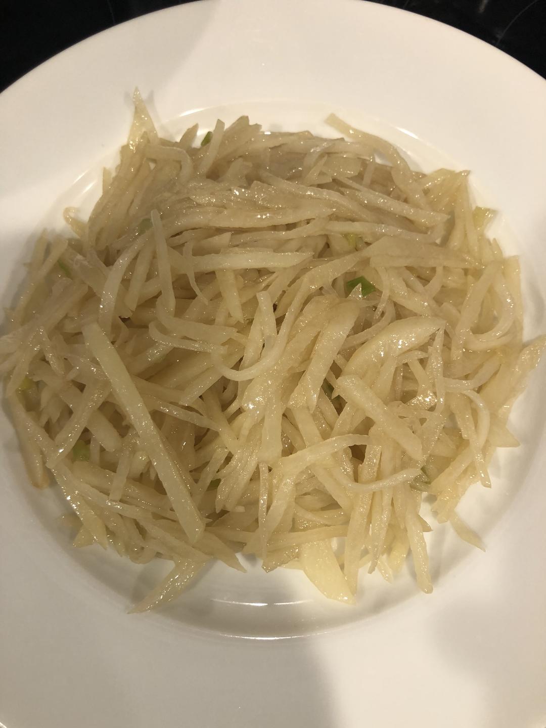 简易版醋溜土豆丝的做法