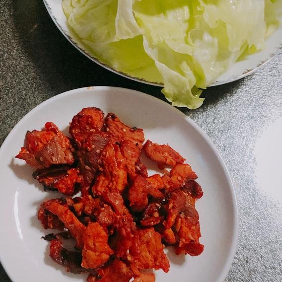 韩式烤肉，辣酱五花肉，减肥人群甚入，辣烤五花肉