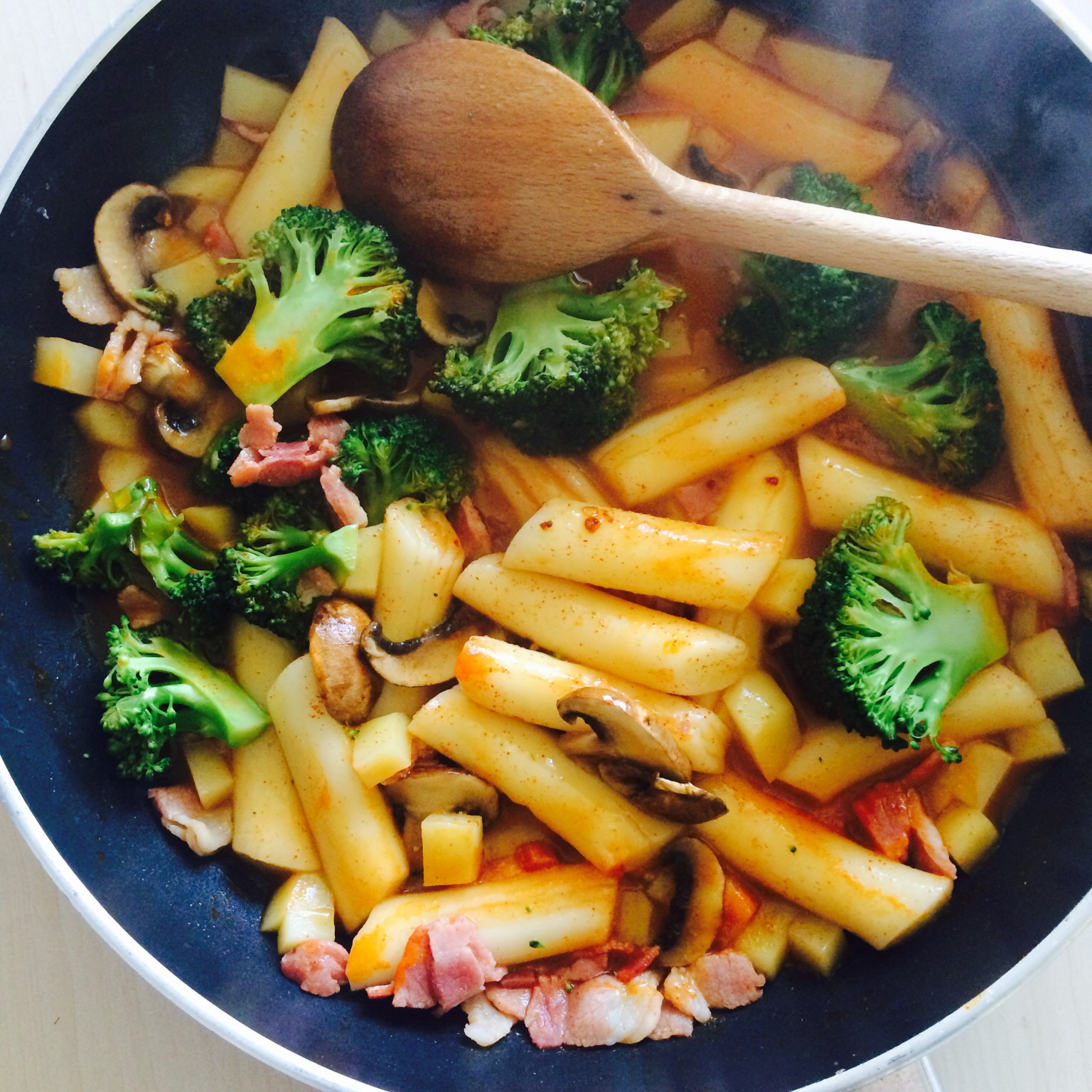 韩式辣炒年糕（or网红芝士套路之芝心年糕）