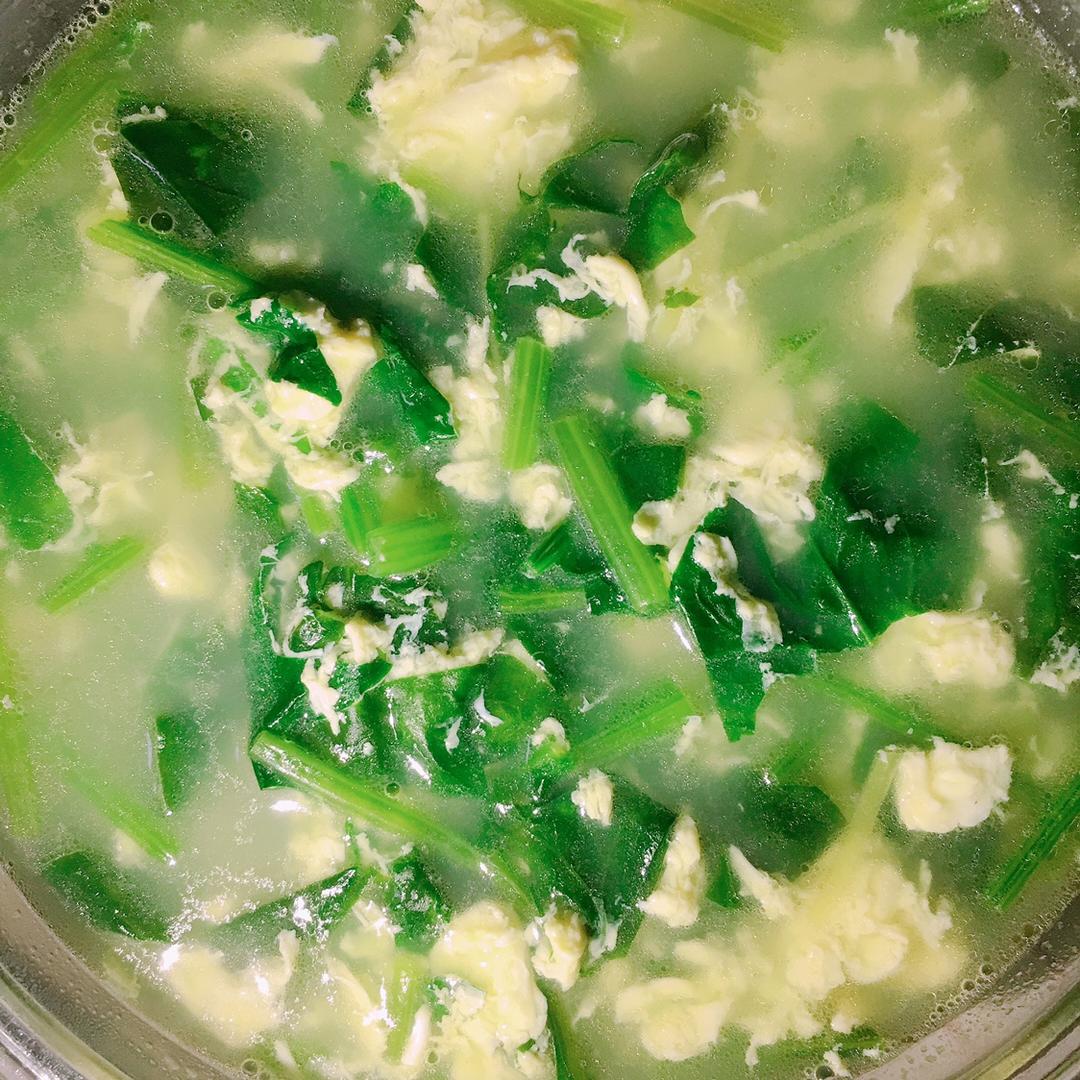 菠菜鸡蛋汤