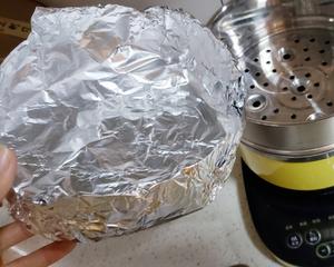 🐟鳕鱼滑蒸蛋 + 粗粮粥 (滑嫩早餐食谱)的做法 步骤4