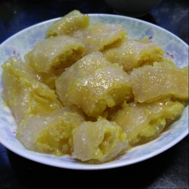 水晶紫薯糕