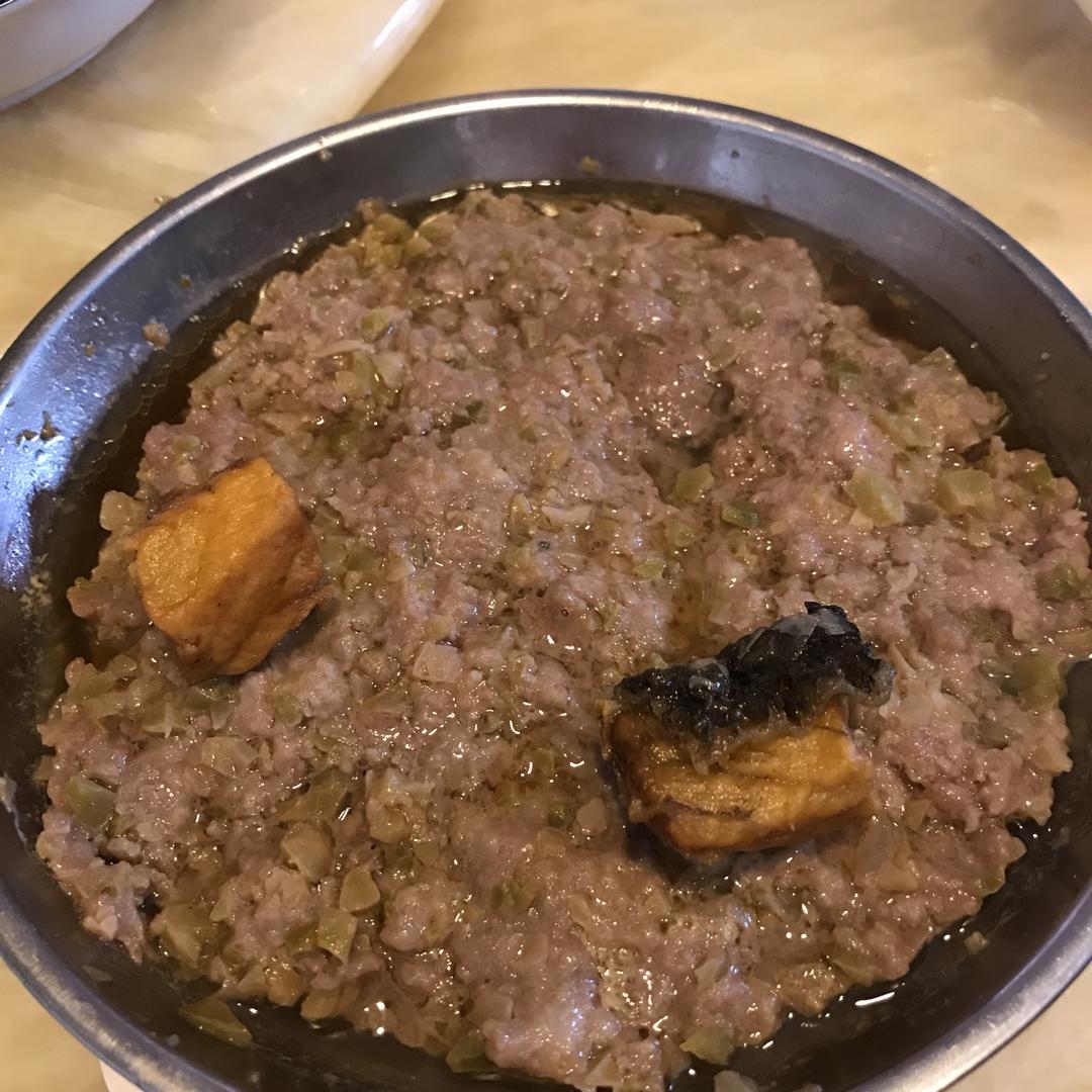 榨菜肉饼