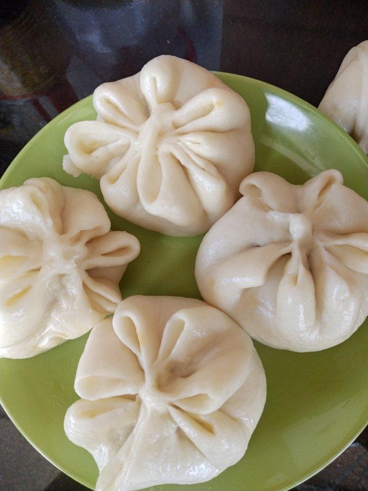 快手简易版    松软香甜   豆沙包  馒头