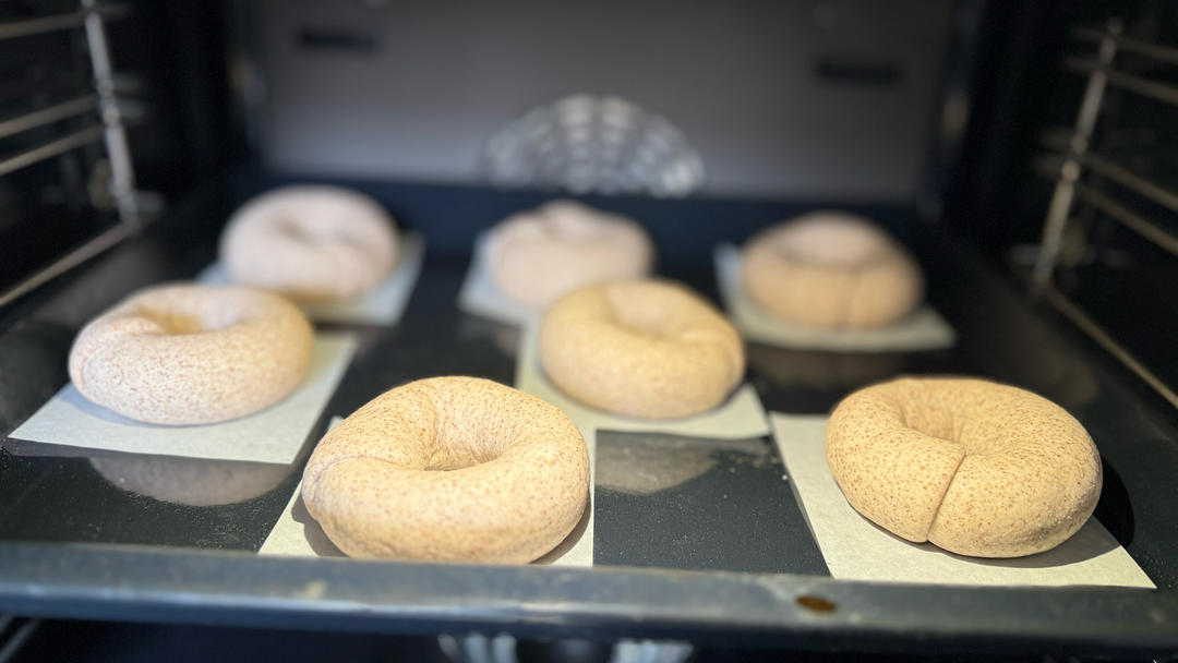 全麦贝果，低糖无油