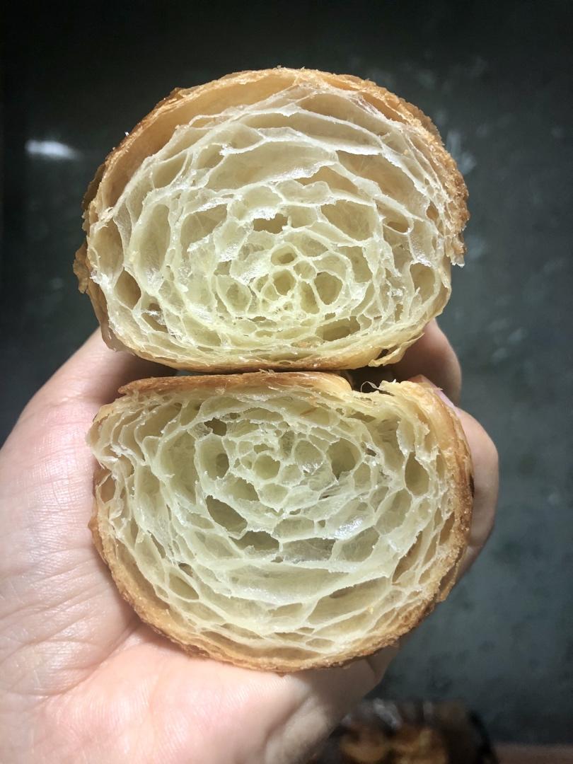 Sara可颂系列一：法国T粉冷藏发酵可颂