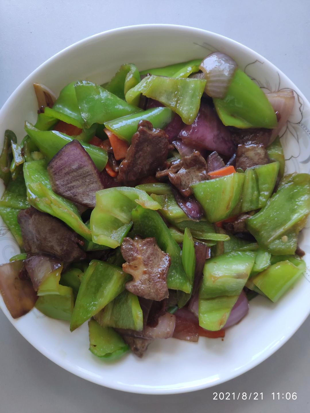 软嫩不腥的爆炒猪肝