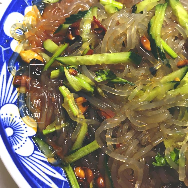 夏日清爽🥒黄瓜粉丝花生碎