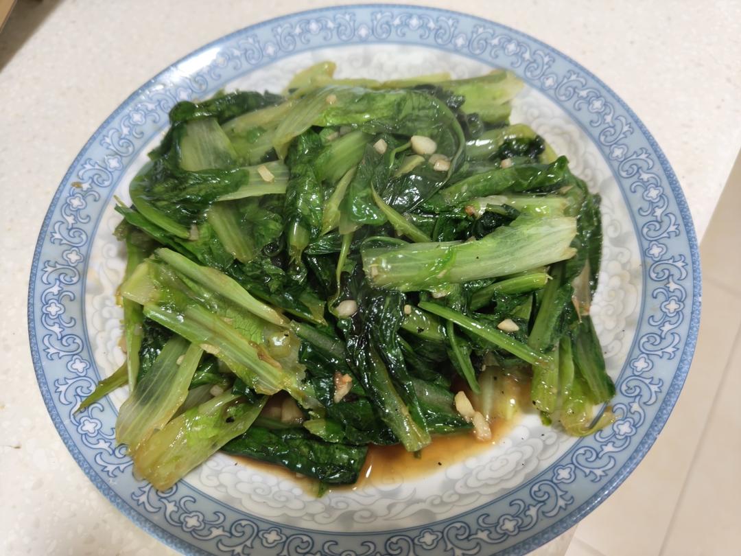 蒜蓉油麦菜（蚝油）