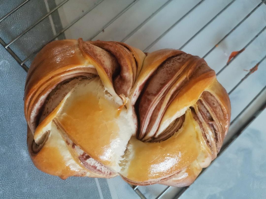 大理石豆沙吐司(面包机版)