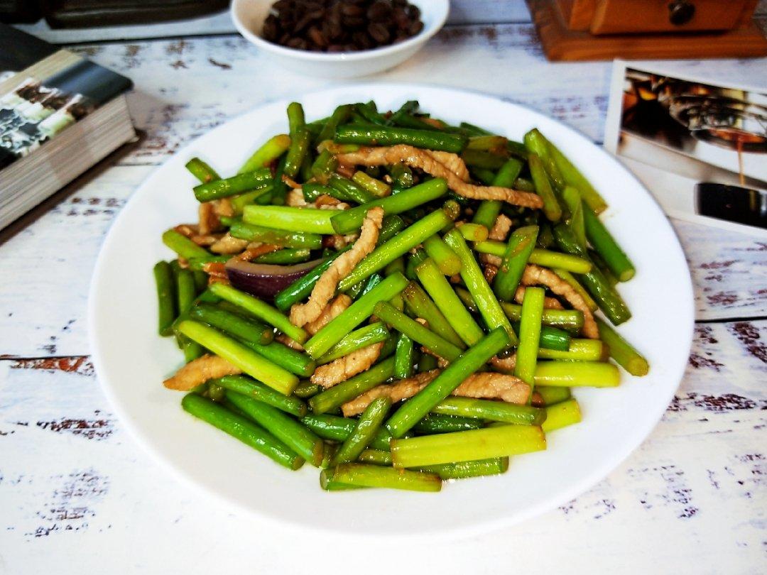 蒜薹炒肉丝