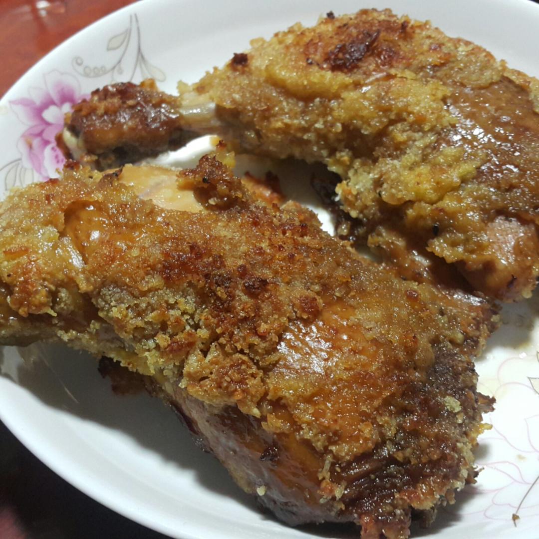 直击KFC脆皮鸡腿