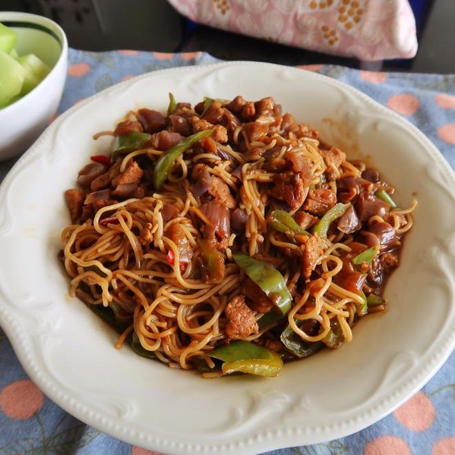 祖传家常菜  肉沫茄子焖面的做法