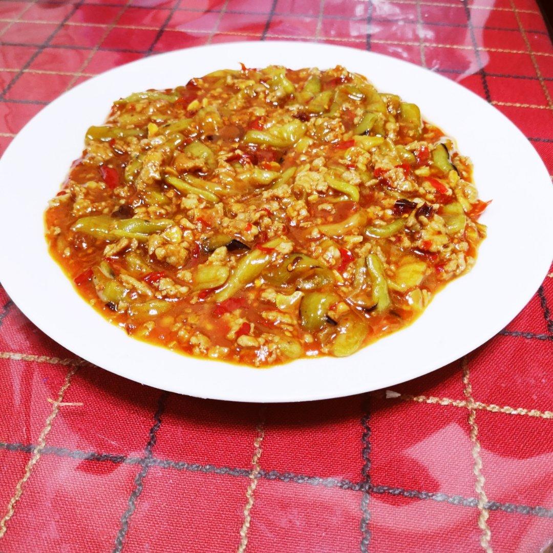 红烧肉沫茄子
