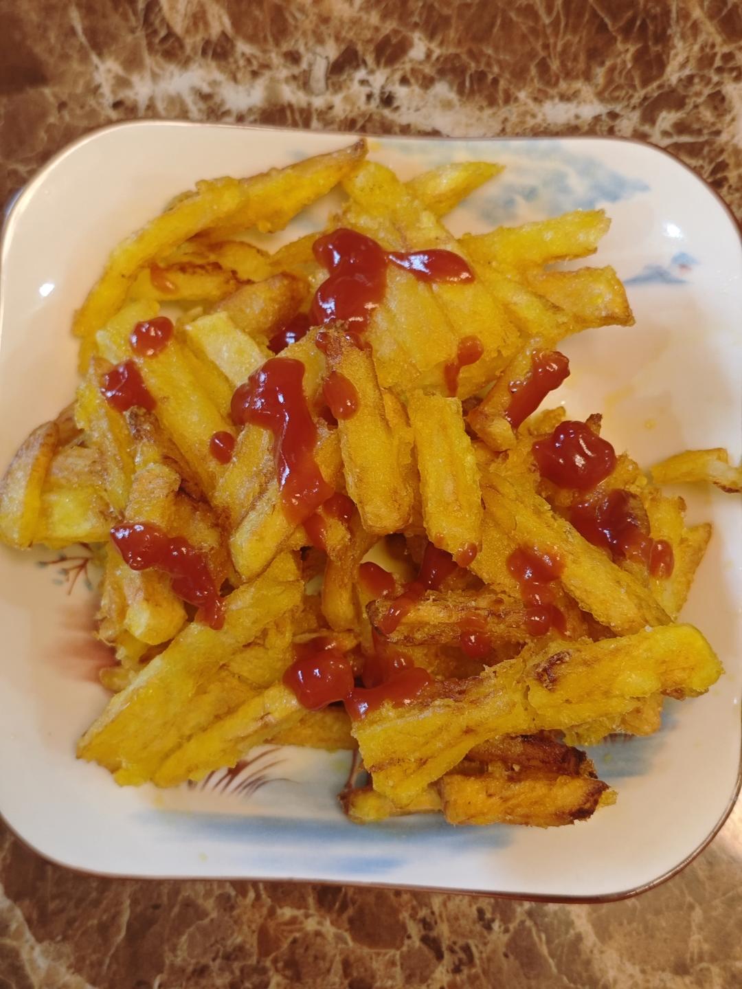 自制薯条（不用煮/不用冷冻）