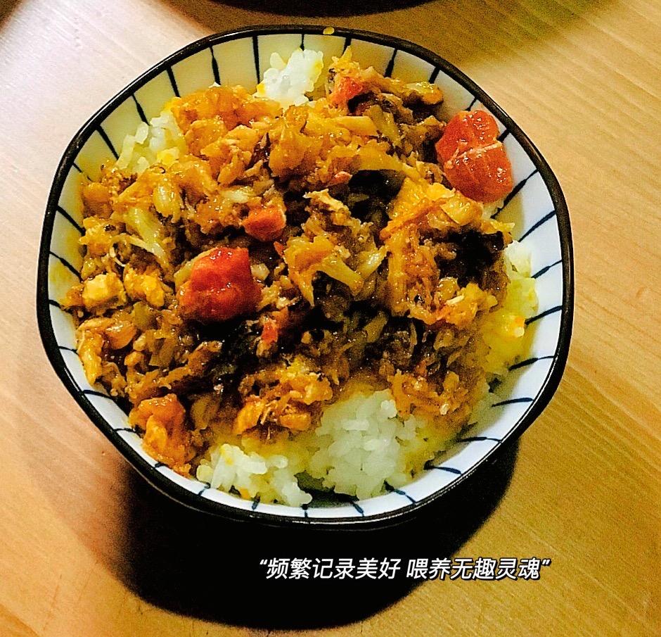 葱油蟹黄捞面