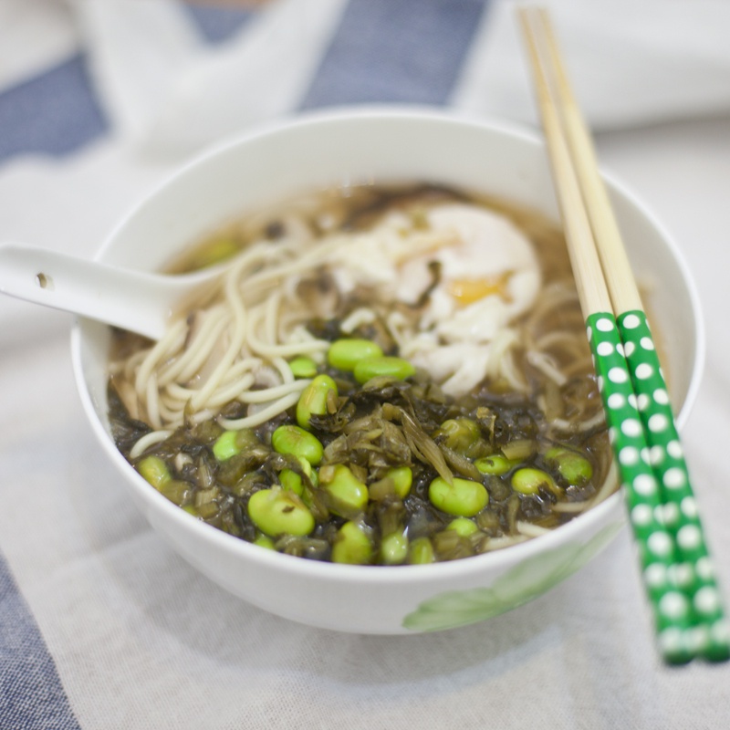 雪菜肉丝面