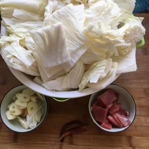 家常白菜猪肉炖粉条的做法 步骤1