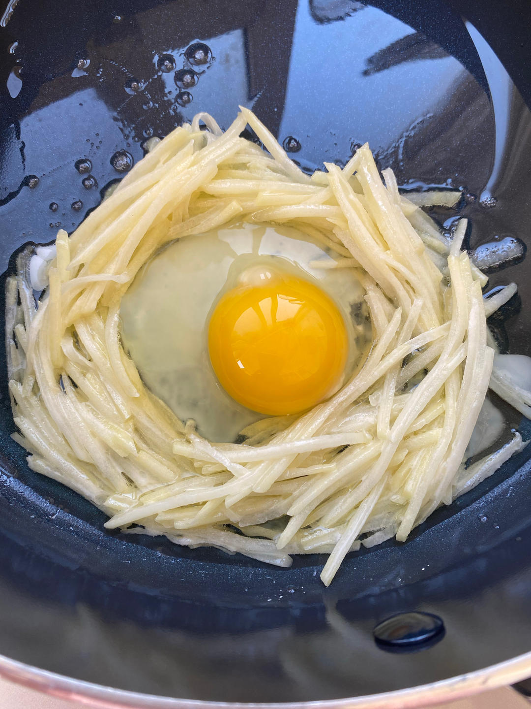 土豆丝和鸡蛋的妙搭