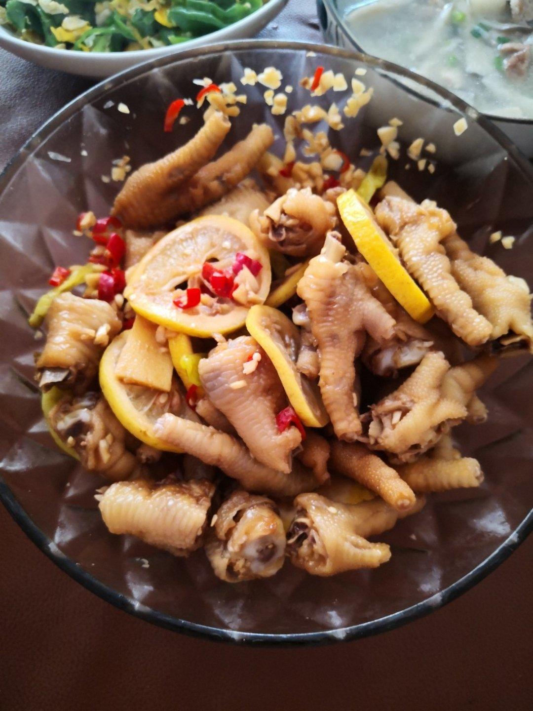 网红鸡爪（柠檬酸辣鸡爪）