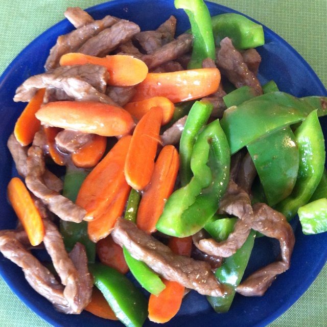 青椒炒牛肉