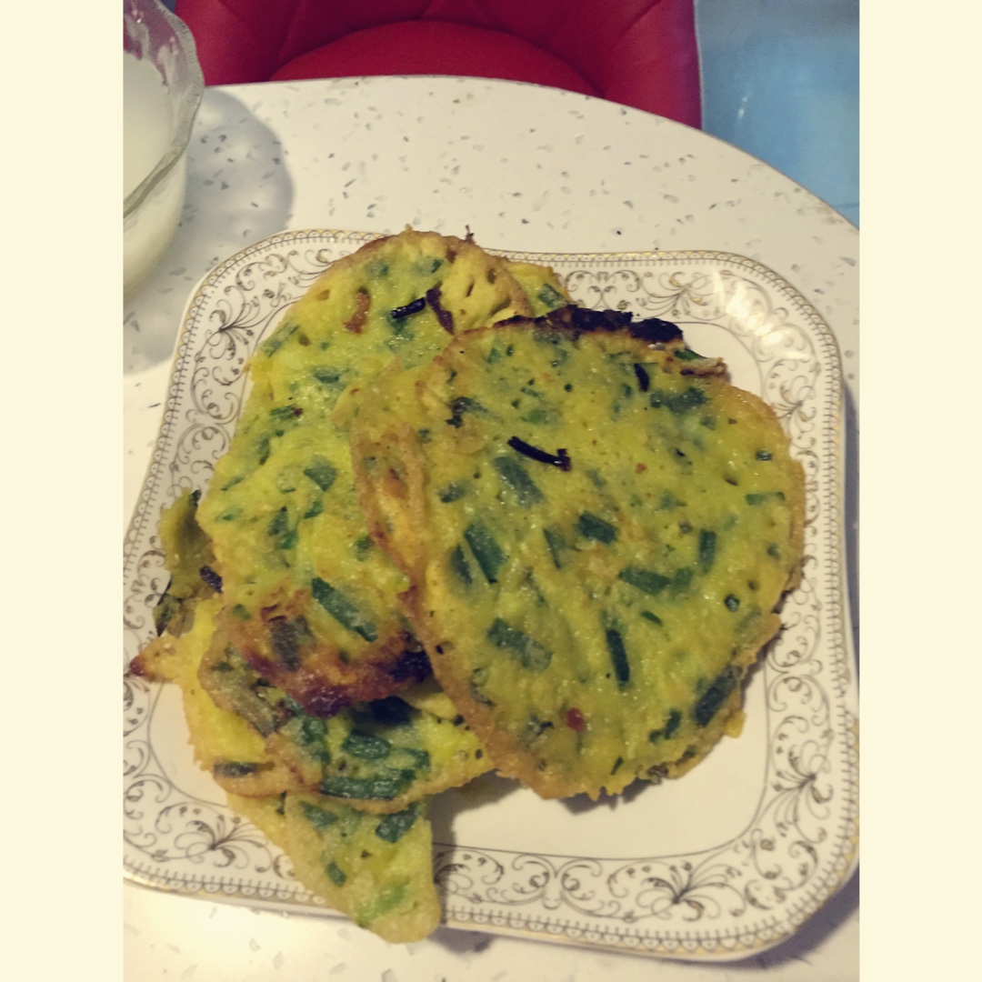 葱花鸡蛋饼