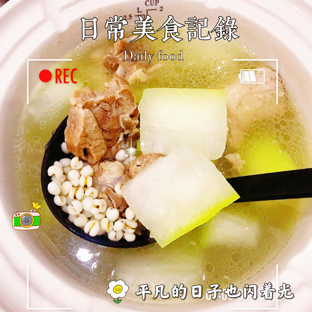 广式冬瓜薏米排骨汤