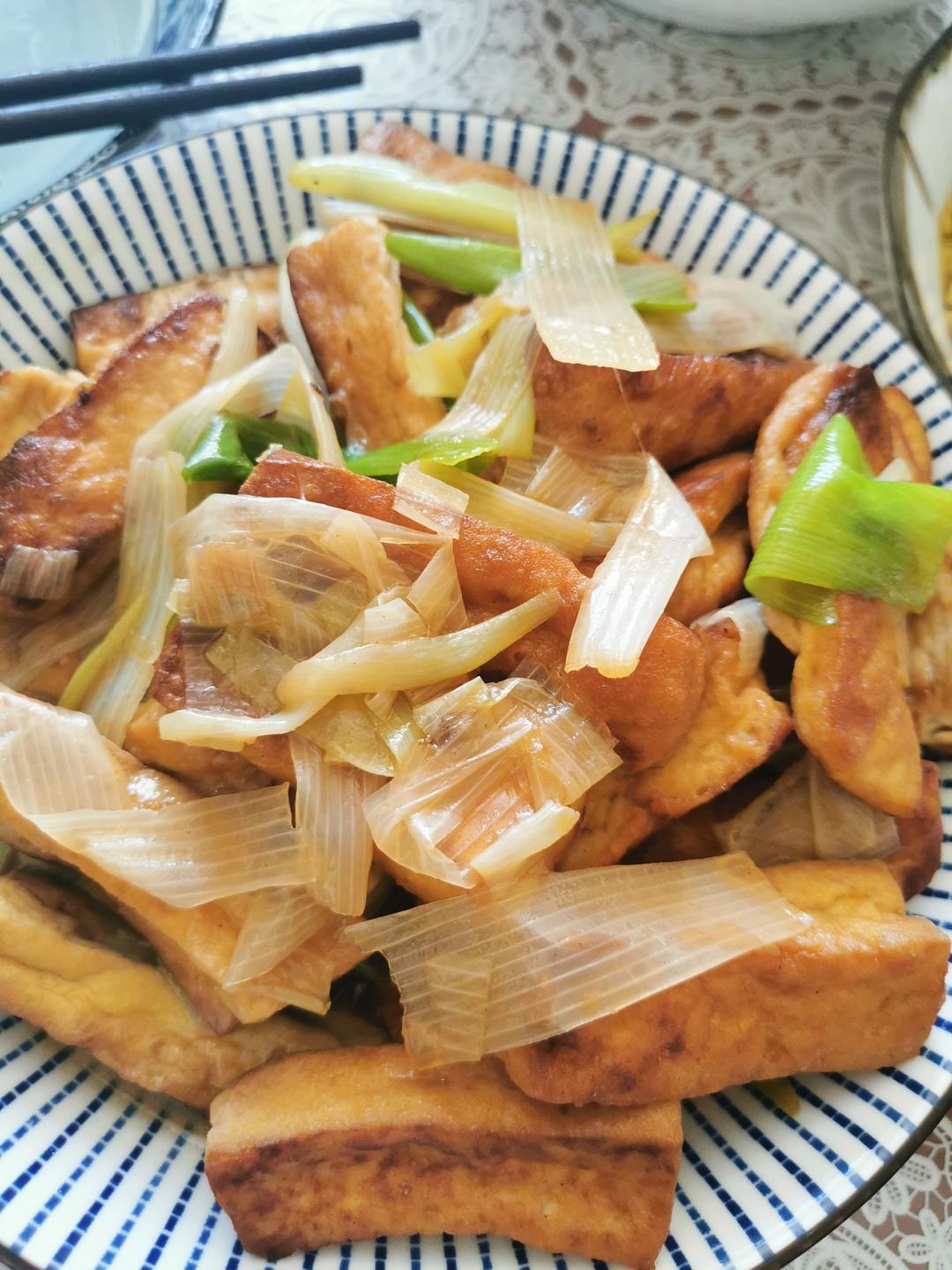 大葱烧豆腐