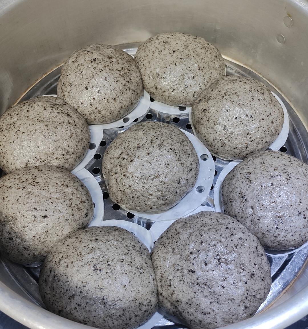 一发黑芝麻馒头，补钙佳选！