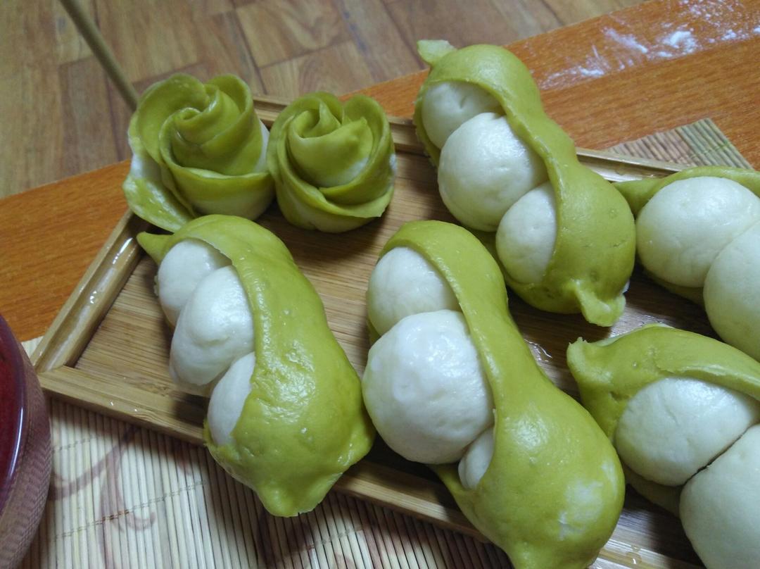 豌豆荚馒头
