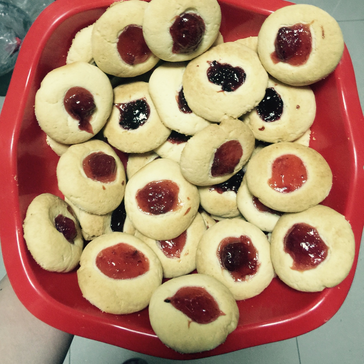 特浓奶香果酱酥饼