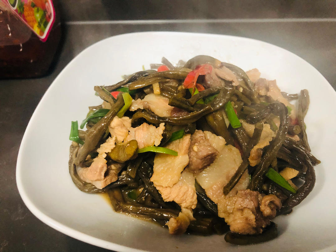 干豆角烧肉-好吃到炸裂