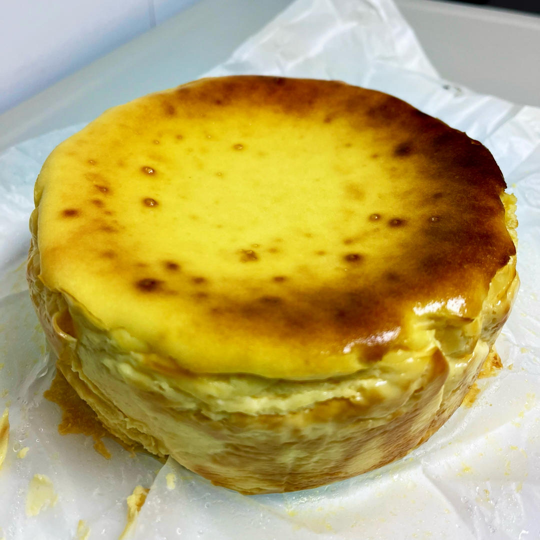 巴斯克芝士蛋糕—零失败—最简单的蛋糕—消耗奶油奶酪—芝士控