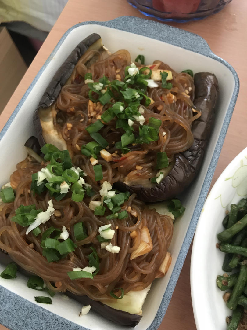菜脯粉丝烤茄子(烤箱版)