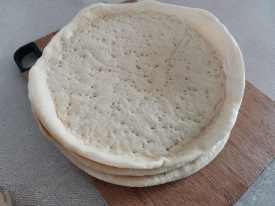 八寸披萨饼皮（四个）制作