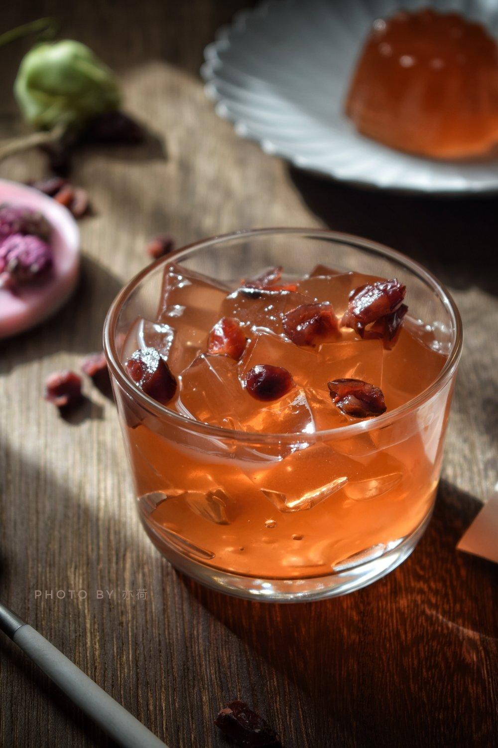 亦荷yihe做的蔓越莓冰粉