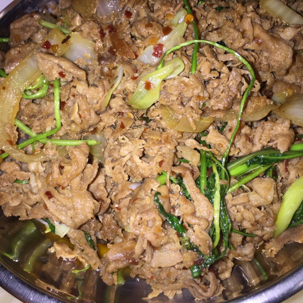 葱爆羊肉