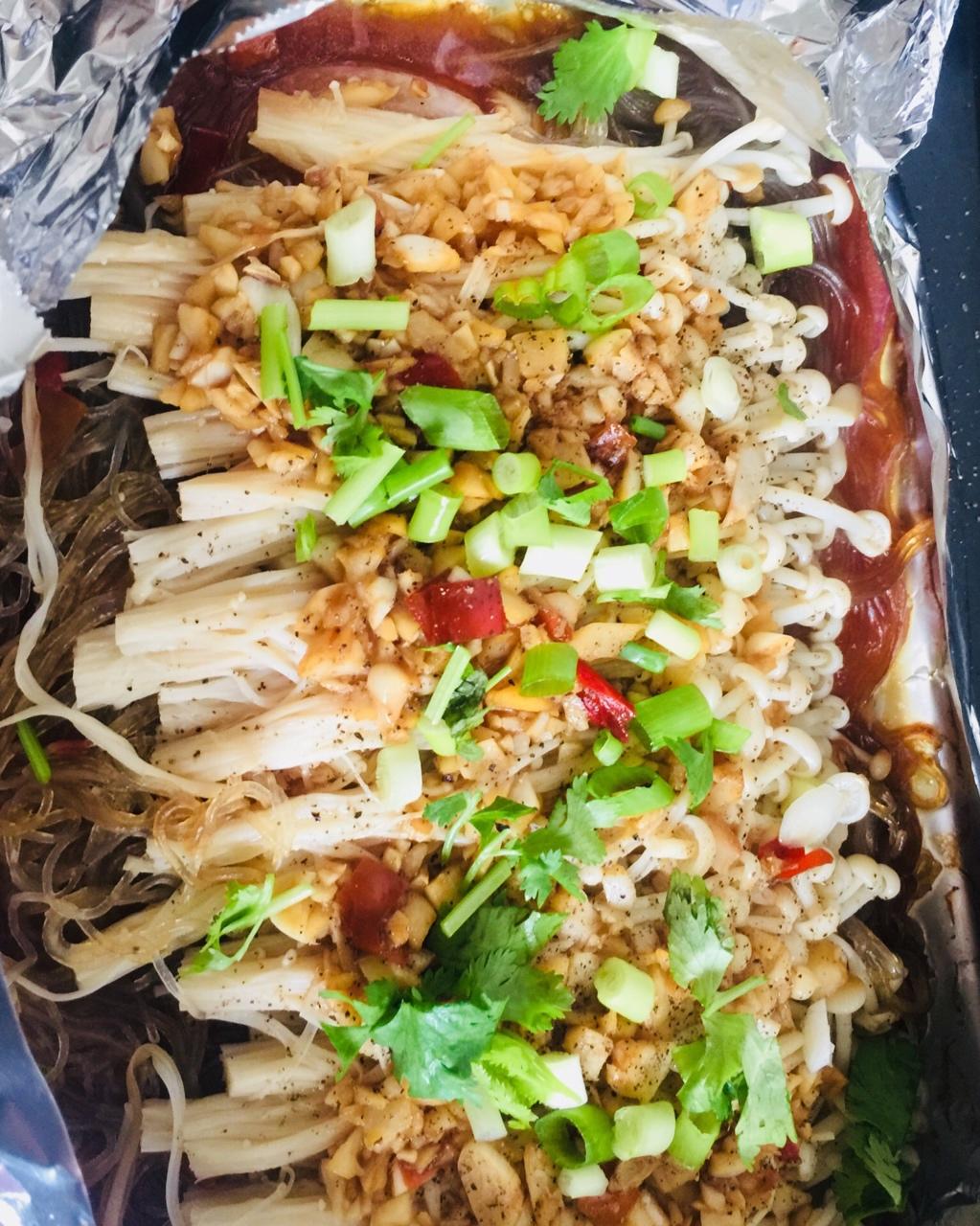 蒜蓉蒸金针菇